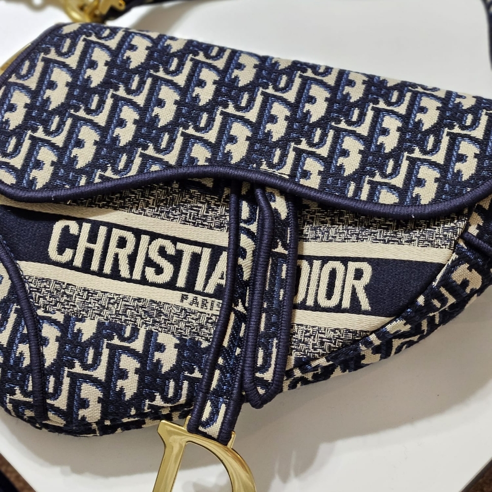 Blue shoulder bag